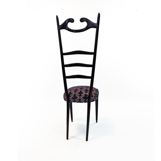 Image 1 of Paar vintage "Chiavari" stoelen van Paolo Buffa, jaren 1950