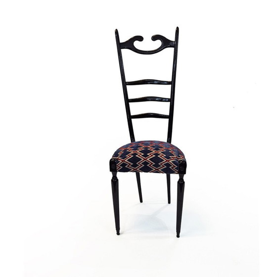 Image 1 of Paar vintage "Chiavari" stoelen van Paolo Buffa, jaren 1950