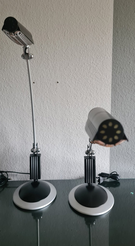 Image 1 of 2x Vintage design bureaulampen