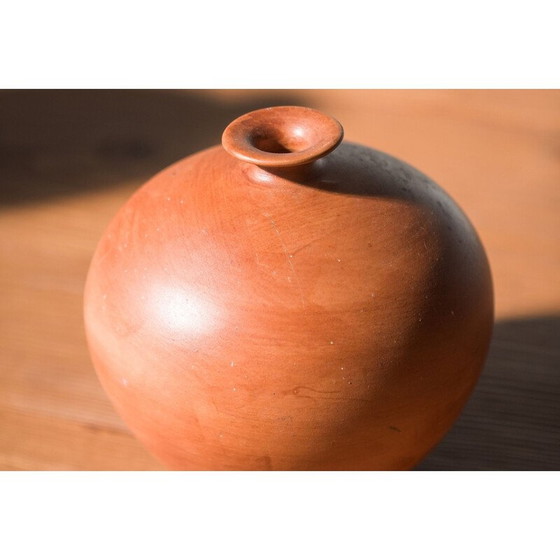 Image 1 of Paar vintage terracotta vazen, 1980-1990