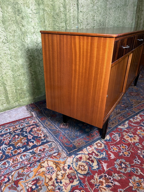 Image 1 of Mid century retro vintage teak dressoir van Jentique 1950