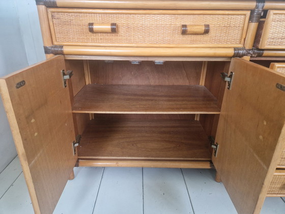 Image 1 of Vintage Frans rotan dressoir