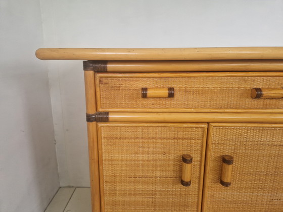 Image 1 of Vintage Frans rotan dressoir