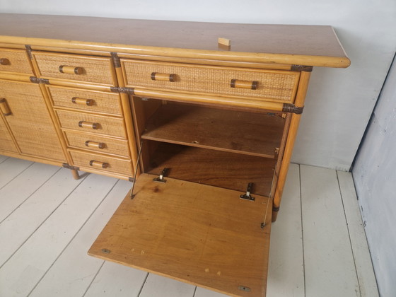 Image 1 of Vintage Frans rotan dressoir