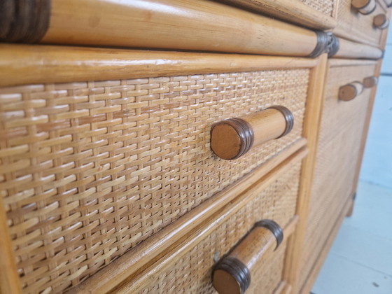 Image 1 of Vintage Frans rotan dressoir