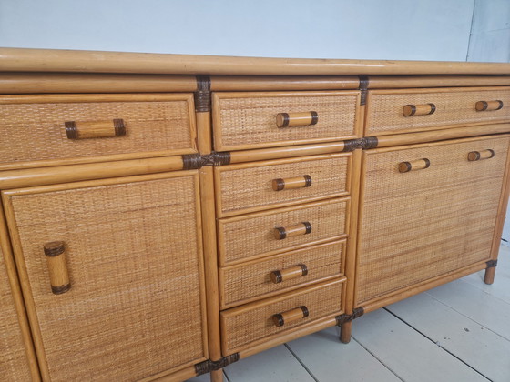 Image 1 of Vintage Frans rotan dressoir