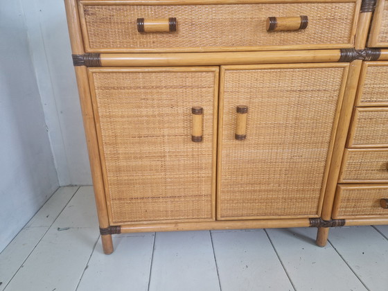 Image 1 of Vintage Frans rotan dressoir