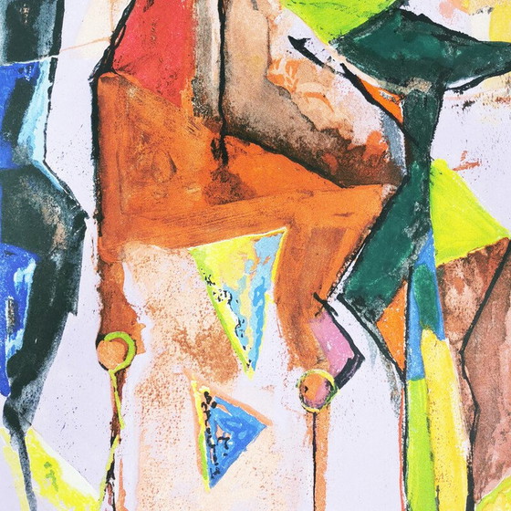 Image 1 of Vintage schilderij "Marino van Shakespeare" nummer III voor Zwr, Londen 1978