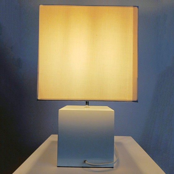 Image 1 of Vintage Modernistische lamp - Cube - Jan Des Bouvrie - 1990