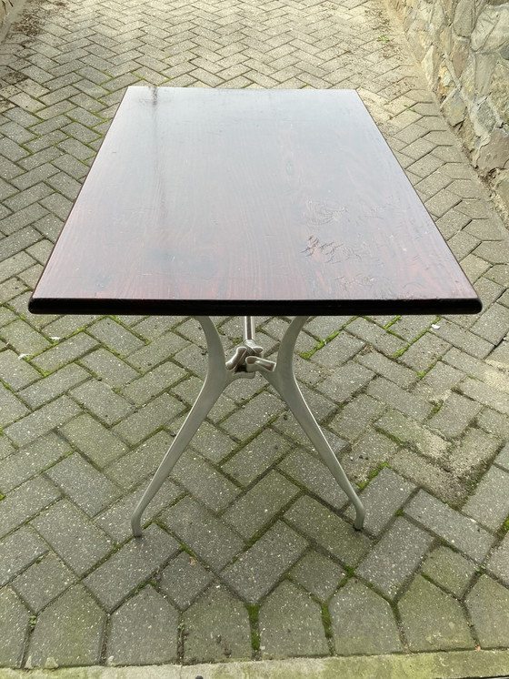 Image 1 of Industriële Tafel Met Aluminium Frame