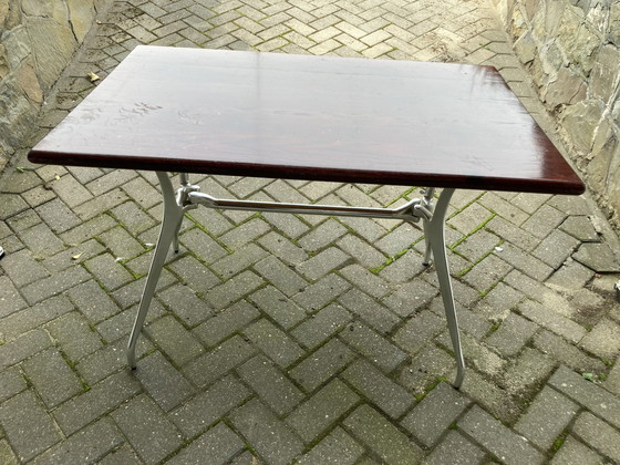 Image 1 of Industriële Tafel Met Aluminium Frame