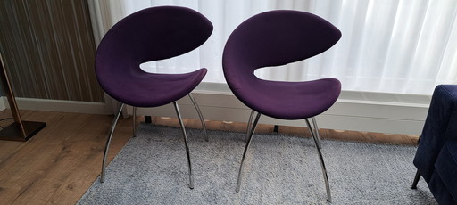 2x Mdj Twist stoelen 