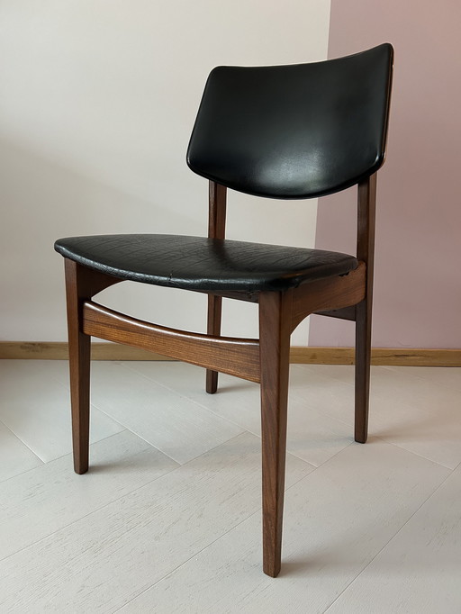 Set Van Twee Deens Mid-Century Design Stoelen