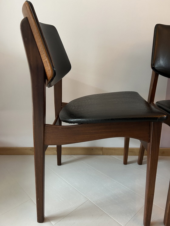 Image 1 of Set Van Twee Deens Mid-Century Design Stoelen
