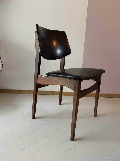 Set Van Twee Deens Mid-Century Design Stoelen