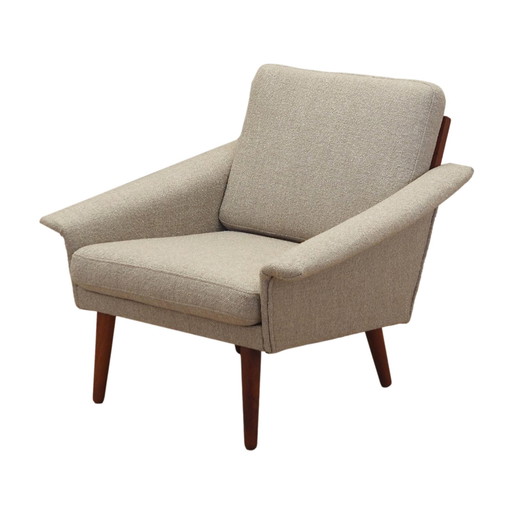 Teakhouten fauteuil, Deens ontwerp, 1970S, Productie: Denemarken