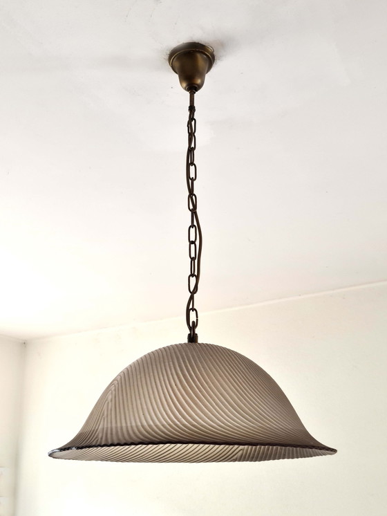 Image 1 of Vintage Hanglamp - Jaren 60 a 70 - Glas handgeblazen