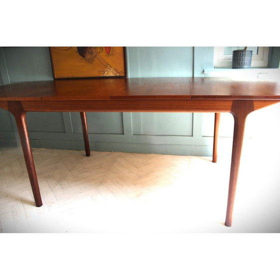 Image 1 of Mid century teakhouten eettafel van Mcintosh