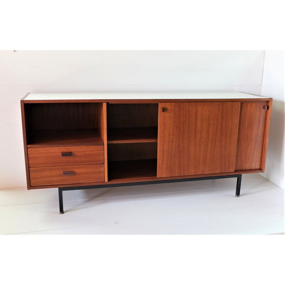 Image 1 of Vintage mahoniehouten highboard van de Cité Universitaire Jean Zay, 1960