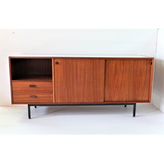 Image 1 of Vintage mahoniehouten highboard van de Cité Universitaire Jean Zay, 1960