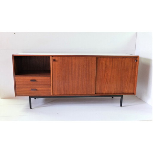 Vintage mahoniehouten highboard van de Cité Universitaire Jean Zay, 1960