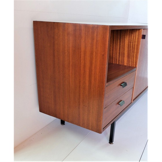 Image 1 of Vintage mahoniehouten highboard van de Cité Universitaire Jean Zay, 1960