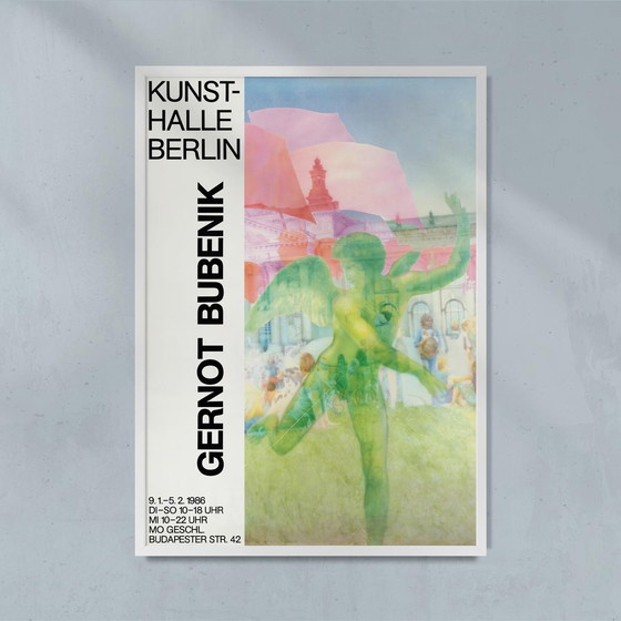 Image 1 of Bubenik Gernot - Origineel tentoonstellingsaffiche 1986 poster