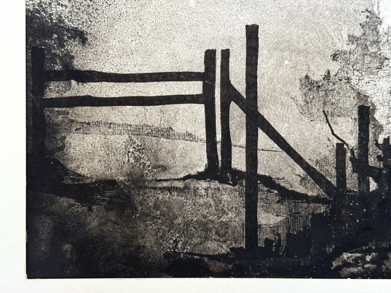 Image 1 of Eugène Eechaut (1928-2019) - " Barrière Inutile " 1975