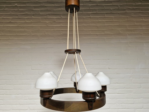 Zeldzame Aneta Mid-century Hanglamp, Zweden 1960