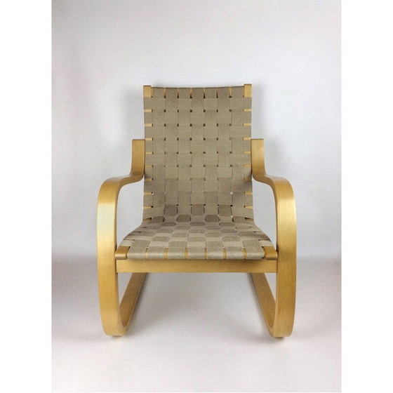 Image 1 of Vintage fauteuil 406 van Alvar Aalto