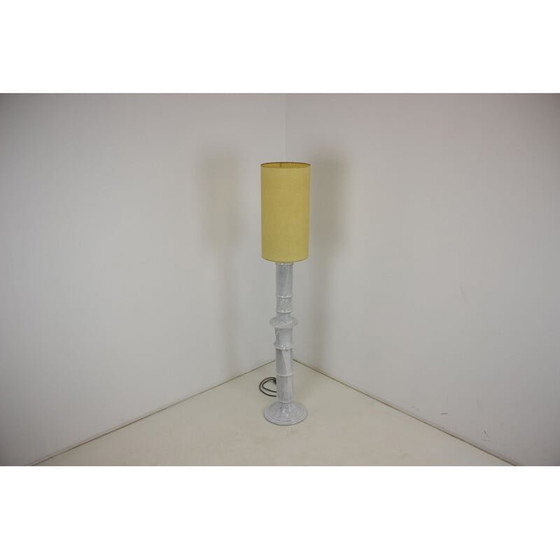 Image 1 of Vintage vloerlamp in perkamentpapier, Tsjechoslowakije 1970