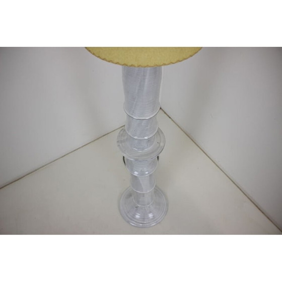 Image 1 of Vintage vloerlamp in perkamentpapier, Tsjechoslowakije 1970