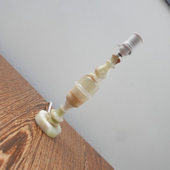 Image 1 of Vintage albasten tafellamp, Engeland 1970