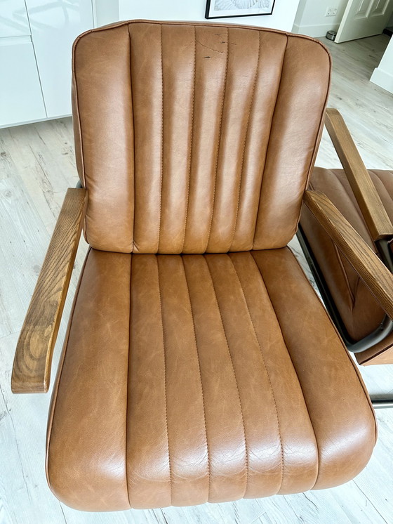 Image 1 of 2x Vintage loungestoelen