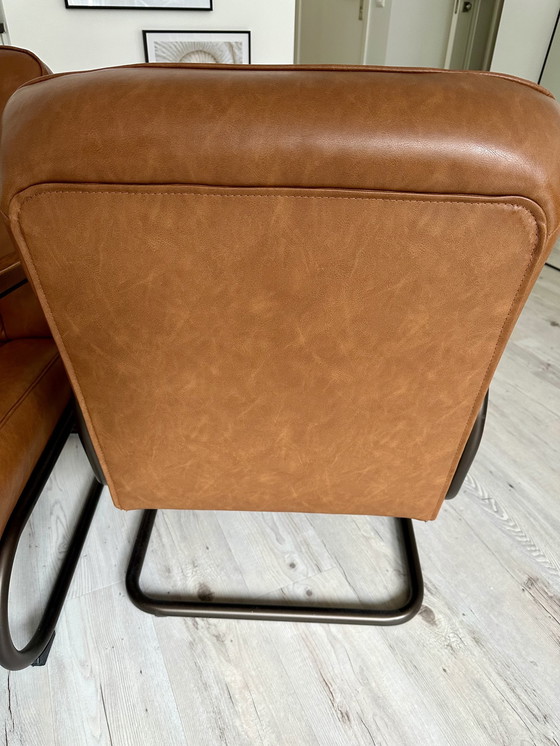 Image 1 of 2x Vintage loungestoelen