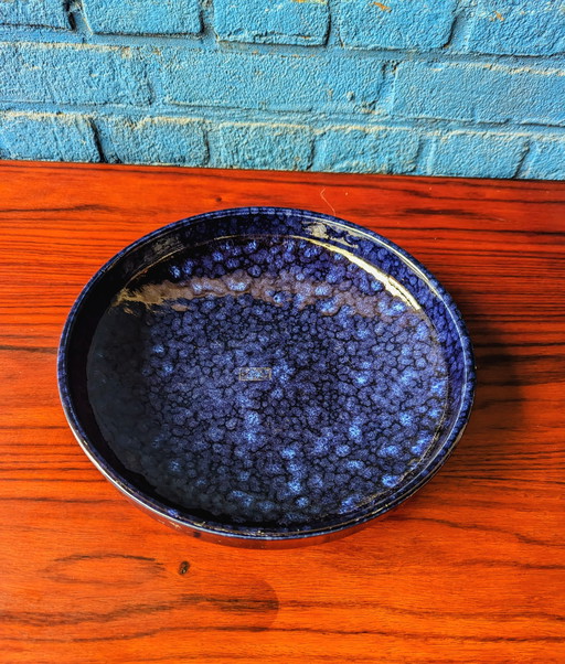 Vintage Blue Bowl West Germany