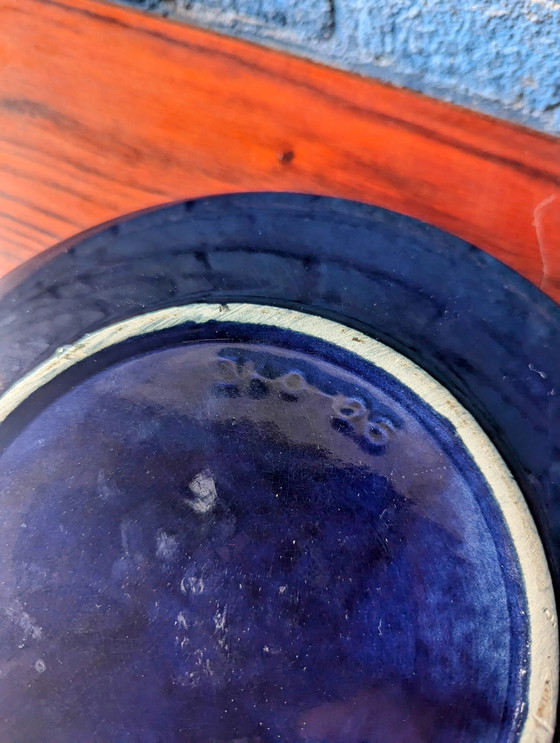 Image 1 of Vintage Blue Bowl West Germany