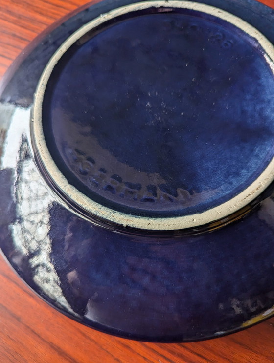 Image 1 of Vintage Blue Bowl West Germany