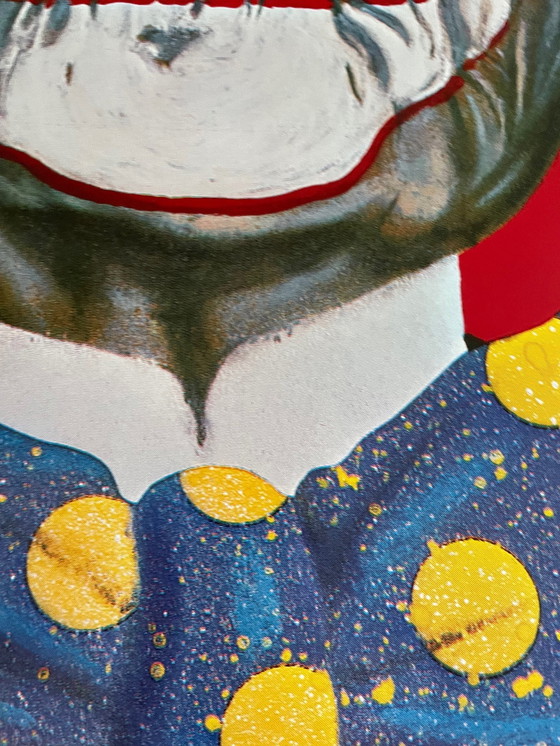 Image 1 of A.Pagowski - Oude Clown Portret Circus, Poster Gedrukt 1983