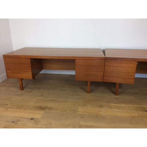 Vintage bureaus in teak van Alfred Cox