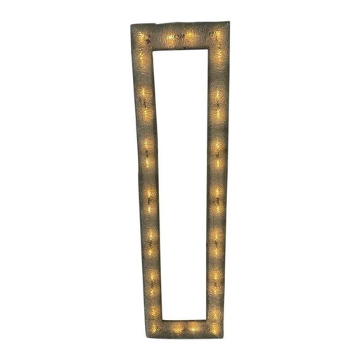 Reusachtige Vintage plafondlamp (360cm) in glas en metaal van Venini, Italië jaren 1940