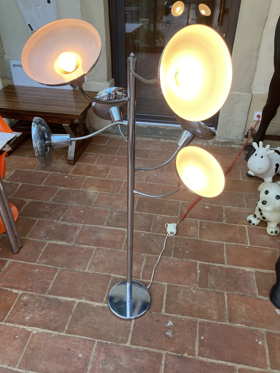 Image 1 of Staande lamp 6 flexibele armen Space Age 70