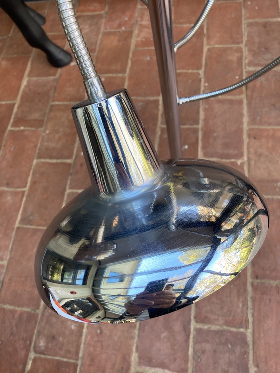 Image 1 of Staande lamp 6 flexibele armen Space Age 70