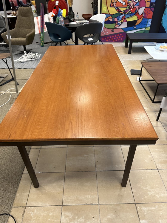 Image 1 of Vintage eetkamertafel eiken 180