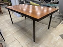 Vintage eetkamertafel eiken 180