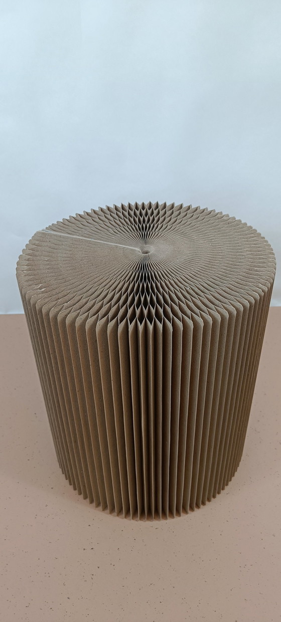 Image 1 of Harmonica Bijzettafel/Kruk - Karton - Vintage