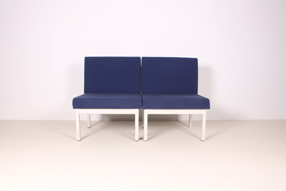 Image 1 of 2x Postmoderne fauteuils Belgisch design 1980s