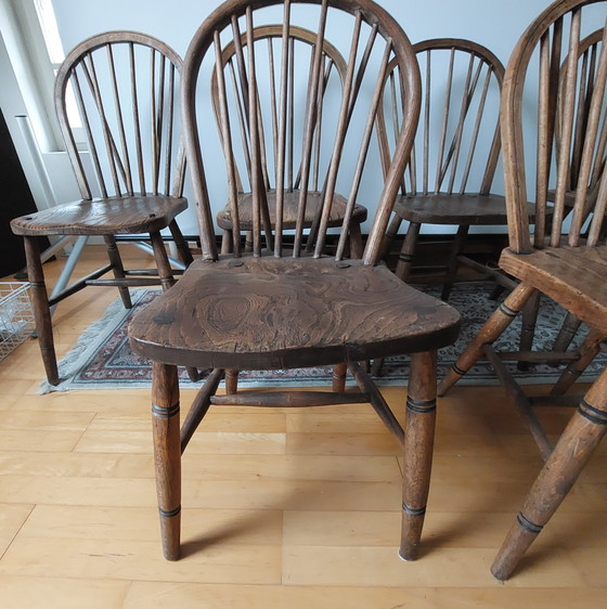 Image 1 of 6x Windsor stoelen