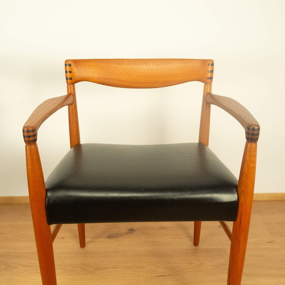 Image 1 of 2 x Teakhouten fauteuils uit 1960: Deens ontwerp door HW Klein voor Bramin