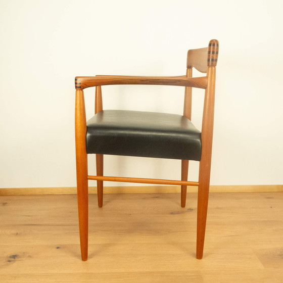 Image 1 of 2 x Teakhouten fauteuils uit 1960: Deens ontwerp door HW Klein voor Bramin